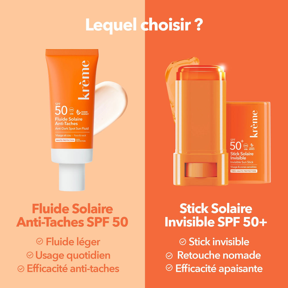 Duo Sticks Solaires Invisibles SPF 50+