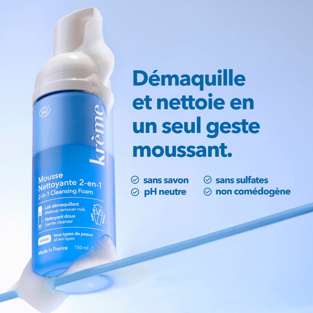 Duo Mousse Nettoyante et BB Crème Apaisante